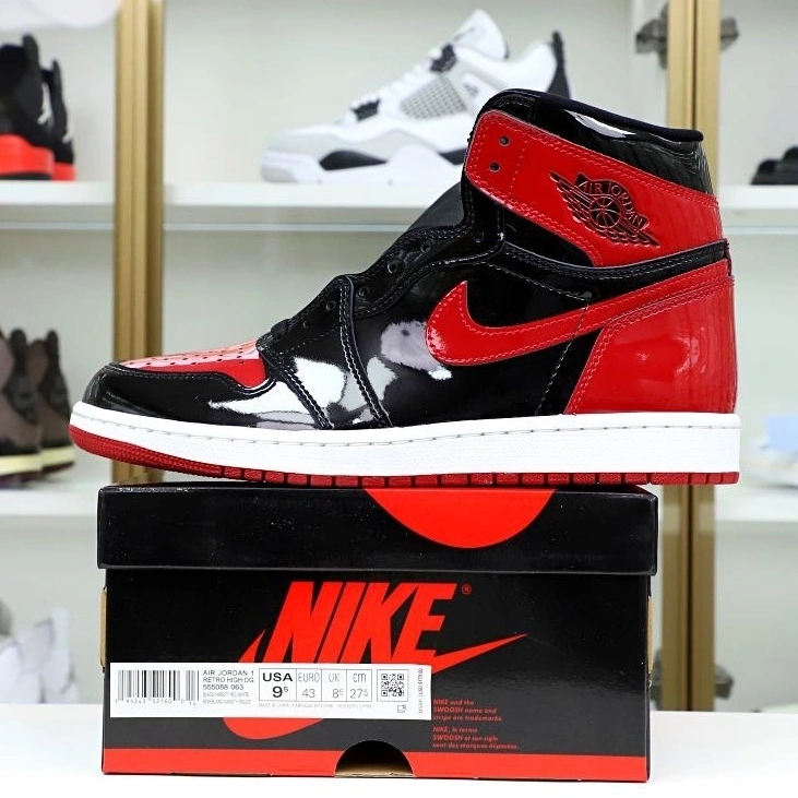 BRED 1 OG PATENT AIR JORDAN HIGH 0120